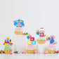 24Pcs Can You Say 1st Birthday Cupcake Toppers - Glitter Rachell Teacher Party Decorations For Rachel Cartoon English Rainbow ABC Themed One Year Old