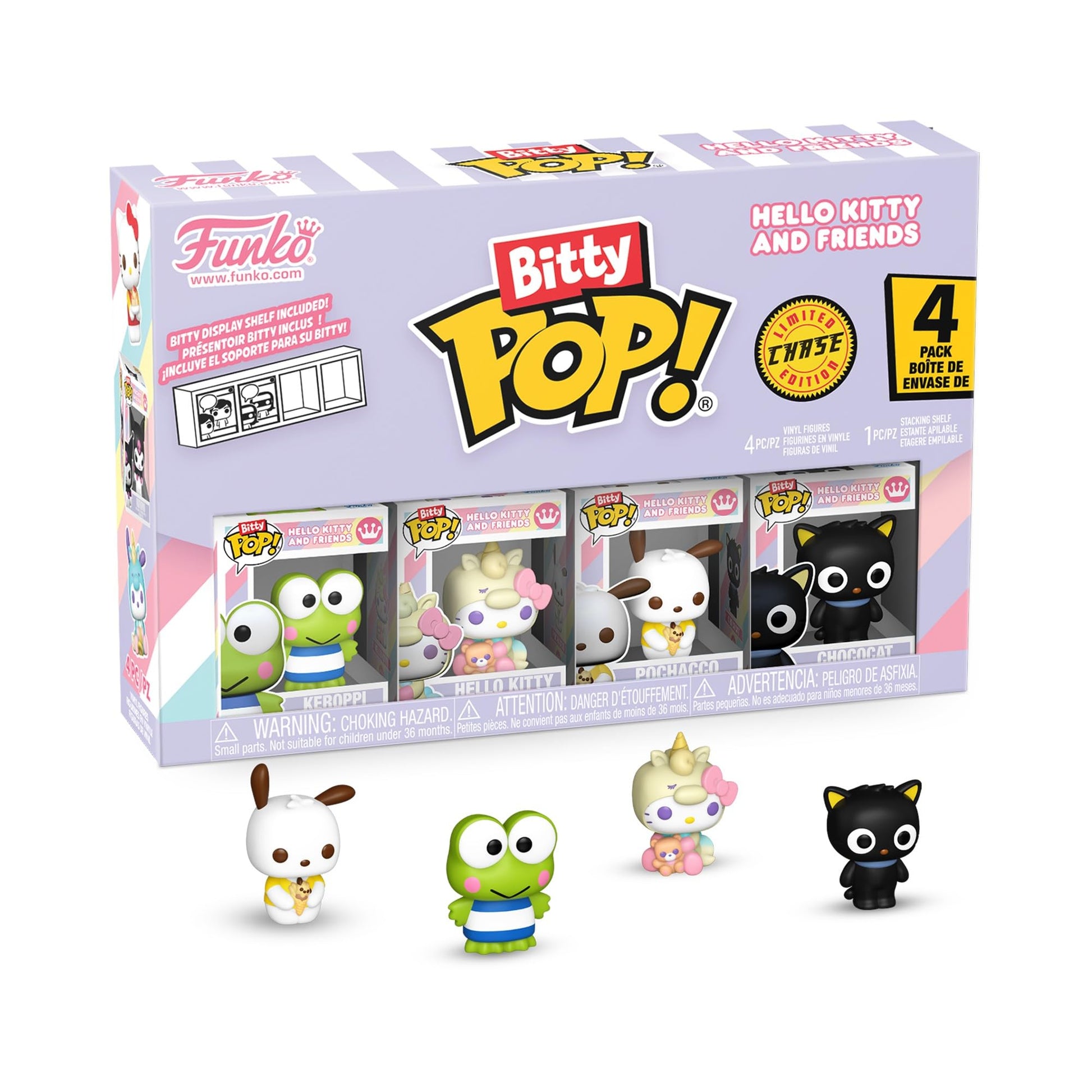 Funko Bitty POP! 4 Pack: Hello Kitty - Keroppi (1 in 6 Chase Chance)