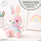 Kids Preferred Miffy Plush 8" Tie Dye Bunny - Sitting Dutch Bunny Plush, Embroidered Details, Ultra Soft Stuffed Animal Plushie for Girls and Boys