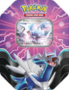 Pokemon TCG Trading Card Games Azure Legends Tin 4 Booster Packs from Scarlet and Violet with Promo Card (Dialga)