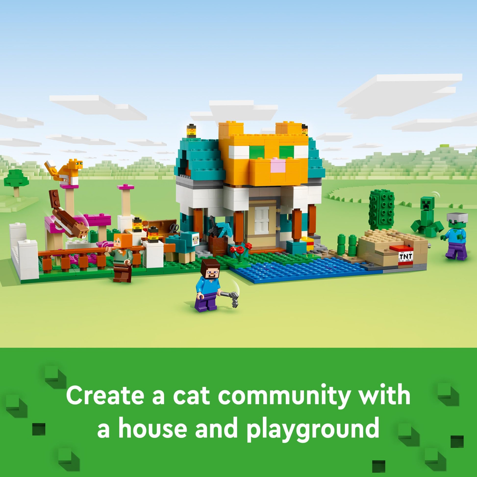 LEGO Minecraft The Crafting Box 4.0 21249 Building Toy Set, Custom-Build Playset Featuring Classic Bricks, Figures and Game Accessories, Model Guides