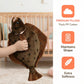 ZHONGXIN MADE Simulation Flounder Stuffed Plush Toy- 17inch Lifelike Ocean Animals Cute Flatfish Plushie Toys Figur, Super Soft Plush Dolls for Kids