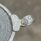 Geruibi Sterling Silver 50 cent Border Screw Top Coin Border is suitable for 30.64mm diameter 2.15mm thickness Coins, Coins Not Included