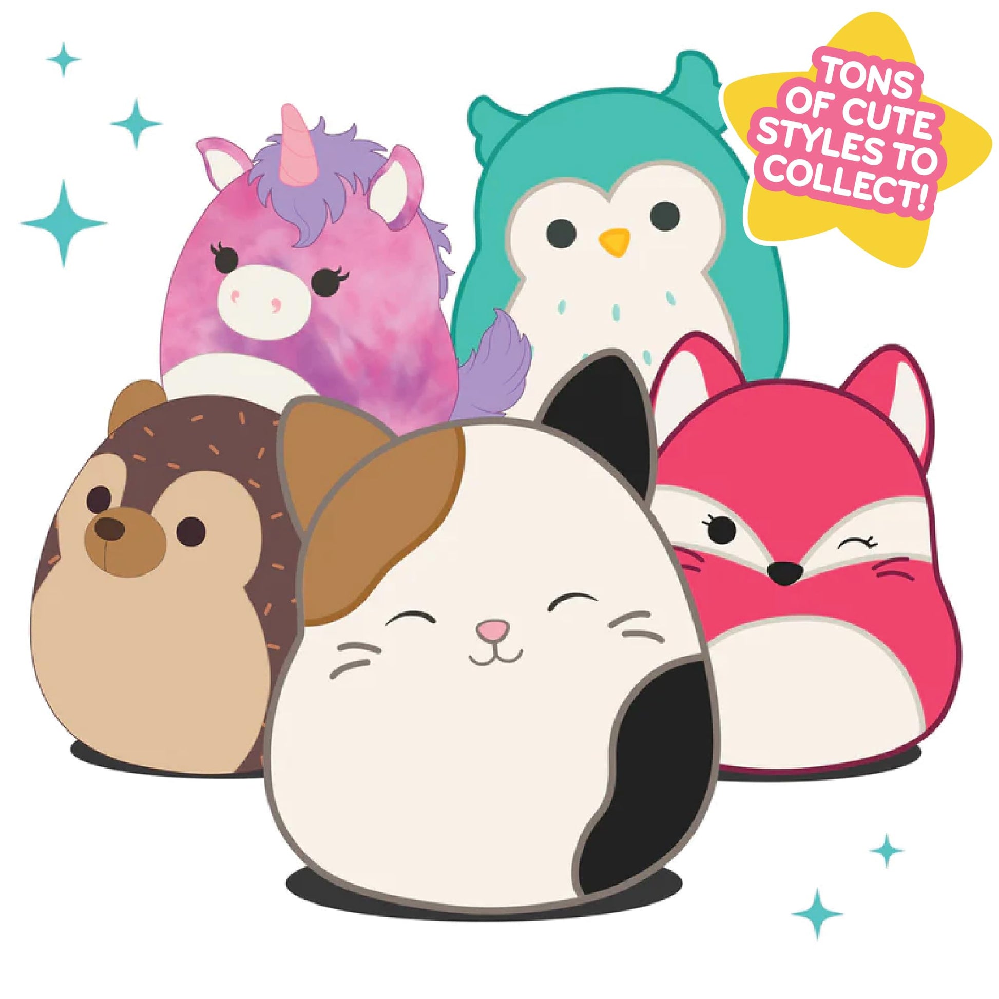 Squishmallows 8" Ziv The Sugar Glider Official Jazwares Plush Ultra-Soft Stuffed Animal, Cute Flying Squirrel Toy, Woodland Collectible, Squishy