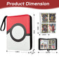 440 Pockets Card Binder, Portable Trading Card Binder with 55 Removable Sleeves, Waterproof Card Holder Album, Card Bunder with Zipper