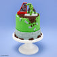 Marvel Avengers Smash! Light Up Cake Topper | Ready To Use Decoration Featuring Marvel's Hulk, Iron Man, Captain America, And Thor - Batteries