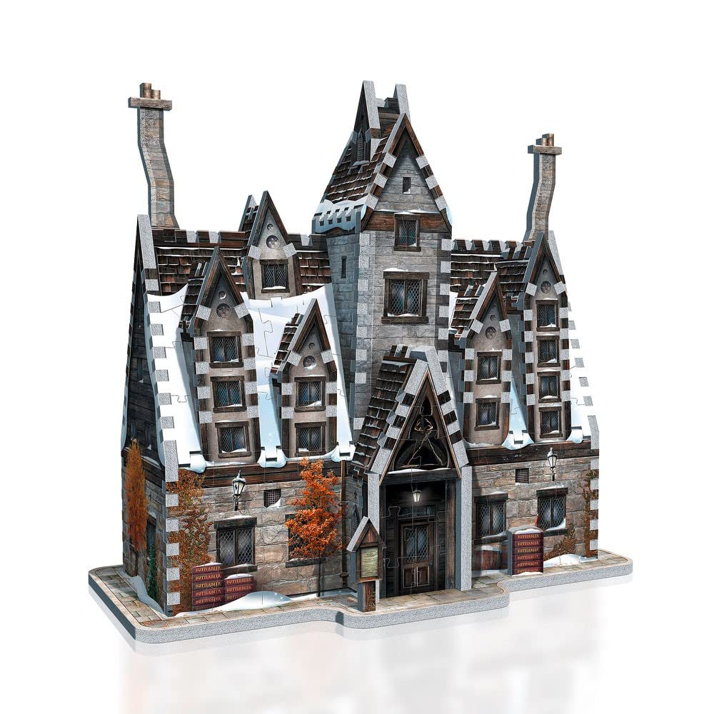 Wrebbit3D Harry Potter 3D Puzzle Model of Hogsmeade - The Three Broomsticks | 395 Jigsaw Puzzle Pieces | Build and Journey Through the Wizarding World