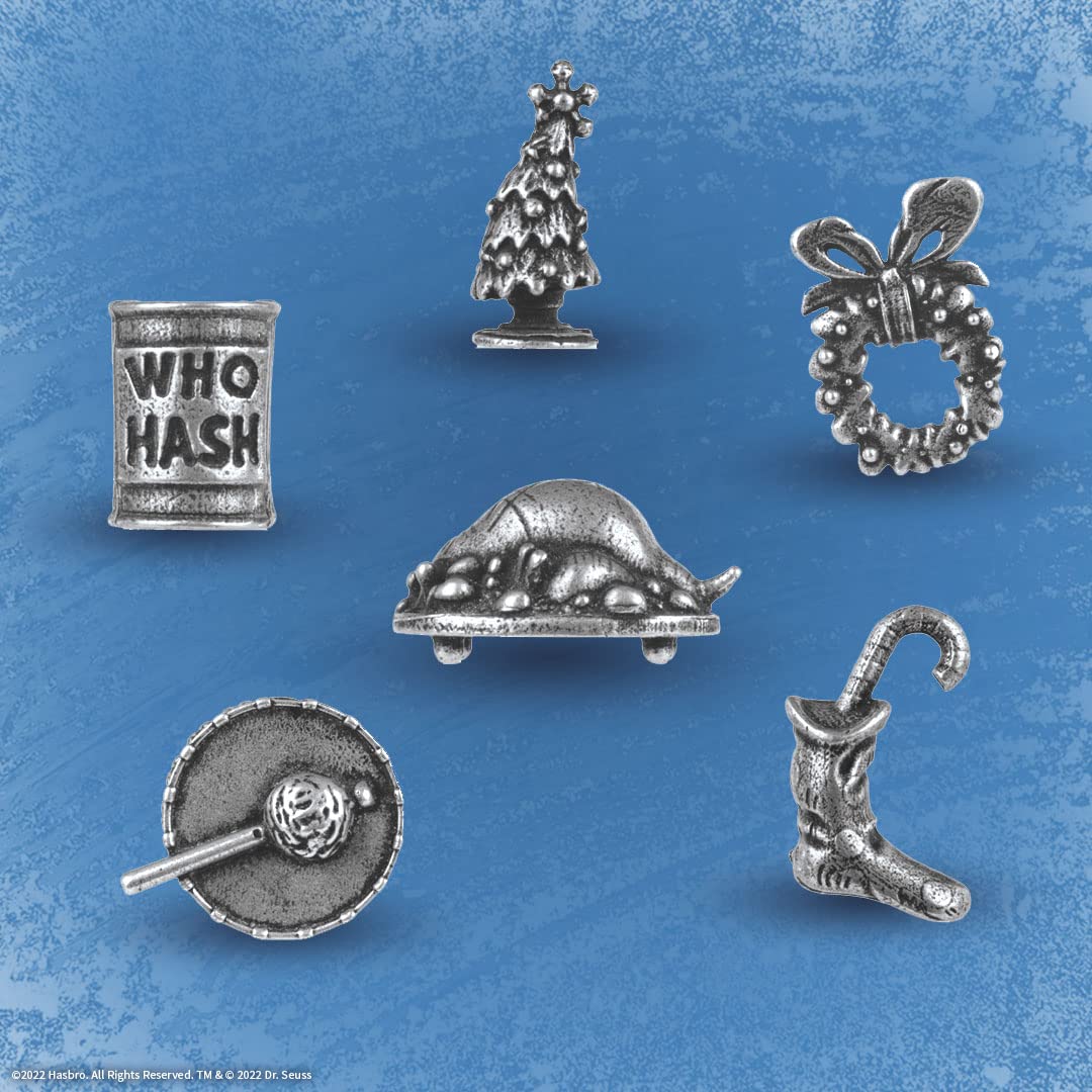 CLUE: The Grinch, Classic Mystery Board Game, Solve the Holiday Theft in Whoville with Cindy-Lou & More, Discover Who, Where, and What was Taken