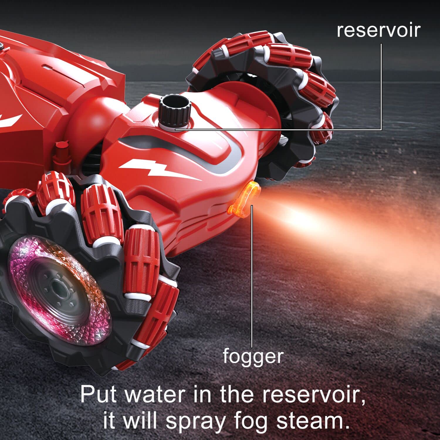LOOZIX Upgraded Hand Gesture Sensing RC Stunt Car for Boys and Girls