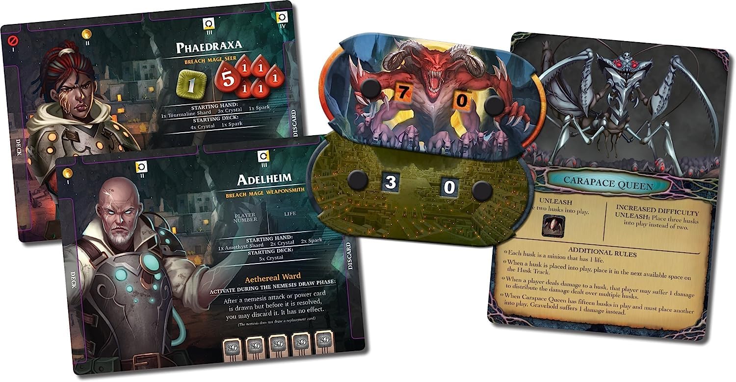 Aeon's End 2e - Cooperative Deck Building Card Game for Game Night, 1 - 4 Players Teens, 14+ and Adults - Science Fiction & Fantasy Strategy Board
