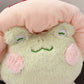 Enivtfz Frog Plush Toys, 10" Cute Frog with Red Mushroom Hat Stuffed Animals, Kawaii Plushies Gift for Kids Girls Adults Valentines Birthdays