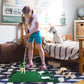 Wassteel Mini Golf Toys for Kids/Adult, Retirement Gift Two Mini Golfers for Parent-Child Interaction, Fun Play Golf Indoor Games, Family Game for 6 7