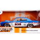 Jada Big Time Muscle 1:24 1970 Plymouth Roadrunner Die-Cast Car, Toys for Kids and Adults(Candy Blue/White)
