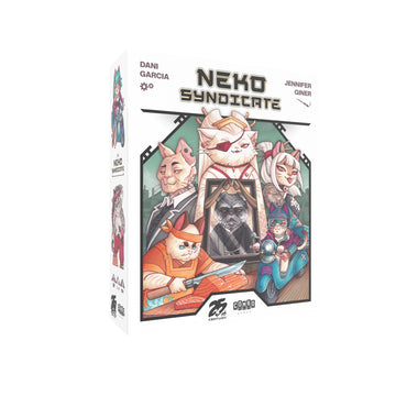 25th Century Games Neko Syndicate Board Game, Strategic Tableau-Building Card Game, 1-4 Players, Ages 14+, 30 Min Playtime, Solo Mode, Sushi Theme