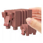 Mattel Minecraft Core Action Figure Set 3.25-inch Scale Mob Vote Winner Armadillo and Baby Armadillo