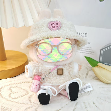 Clothes Set for Lu bubu 17cm Dolls Accessoriess (No Doll), Cute Kawaii Outfit Set 5 Pieces for 17cm Dolls, Dress Up Dolls Clothing Set Replacement