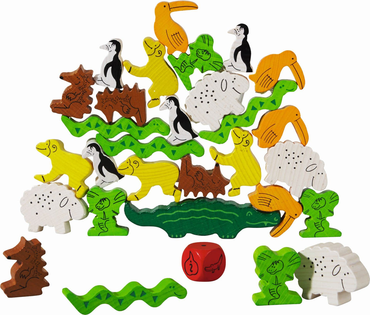 HABA Game - Tier auf Tier (German Version of Animal Upon Animal)