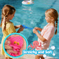 6 Pcs Octopus Water Balls Bath Toy, Sensory Stress Relief Floating Pool Beach Bathtub Toy Reusable Water Bomb Splash Balls, Christmas and Easter