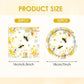 40Pcs Bee Birthday Party Decorations Bee Paper Plates and Napkins Cute Bumblebee Daisy Honeycomb Themed Tableware Set,for Honey Baby Shower Kids Boys