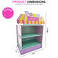 2 Tier Donut Stand for Donut Birthday Party Supplies & Decorations, Cupcake Stand Dessert Table Centerpiece Decor by 4E's Novelty