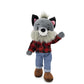 Playtime by Eimmie Soft Baby Doll Walter The Wolf - 14" Plush Rag Doll with Embroidered Features for Girls, Boys, Toddlers & Infants - Educational