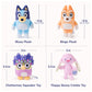 GUND Bluey 5-Piece Sensory Plush Toy Playset for Babies and Toddlers
