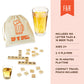 Foster & Rye Sip N Spell for Game Nights, Travel, Camping, Bachelorette Party Drinking Games, Board Games for Adults, Word Tile Spelling Game for 2-5