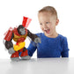 Fisher-Price Imaginext Preschool Toy Silverback Gorilla Smash 8-in Figure with Punching Action & Accessories for Pretend Play Ages 3+ Years