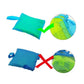Large Mesh Bag for Beach Toys Beach Bag for Sand Toys Mesh Sand Toy Bag Tote Green/Blue 18 x 12 x 18 Inch