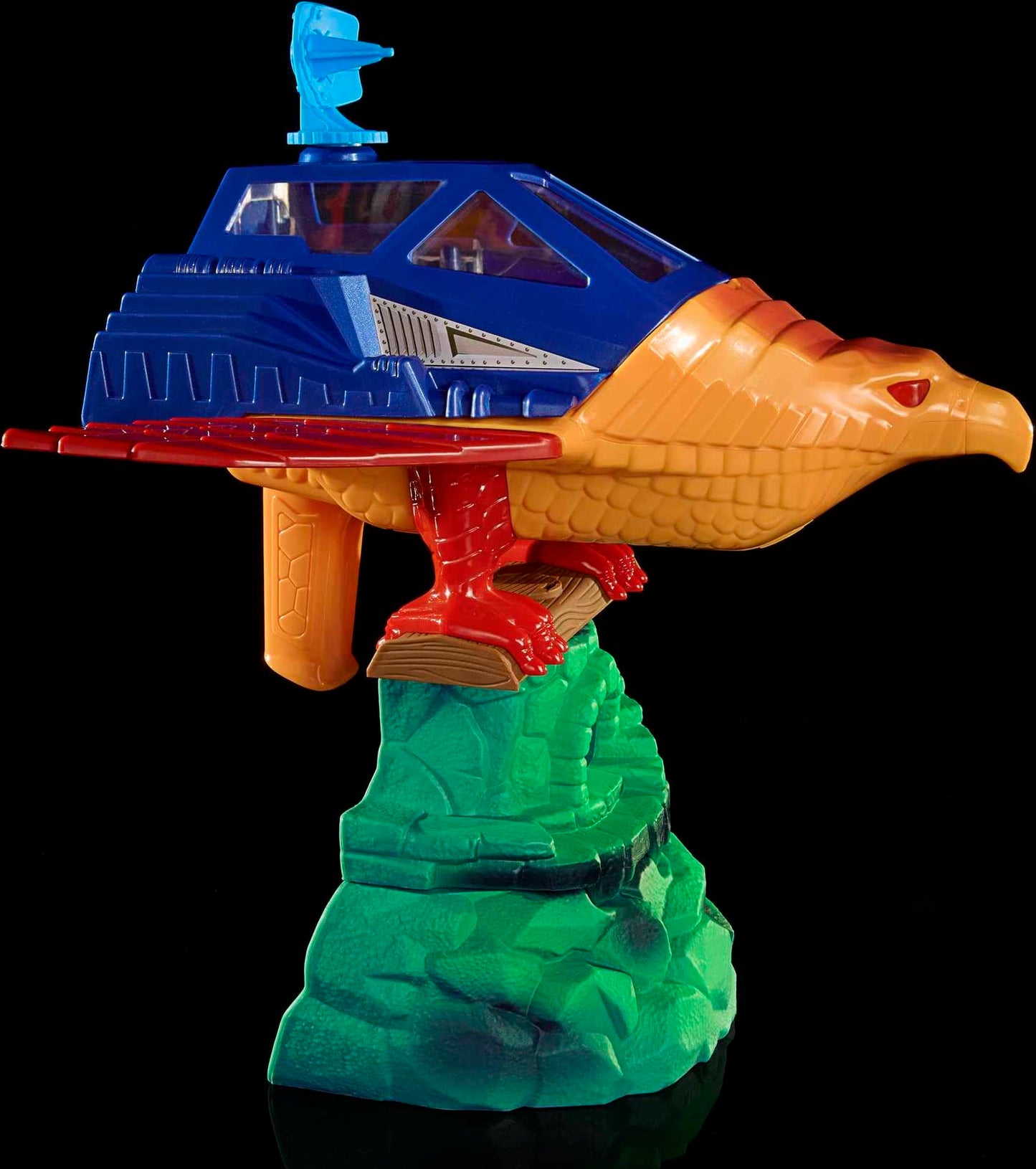 Masters of the Universe Origins Playset with Toy Plane & Accessories, Point Dread Mystical Outpost & Talon Fighter Jet, 5.5-inch Scale