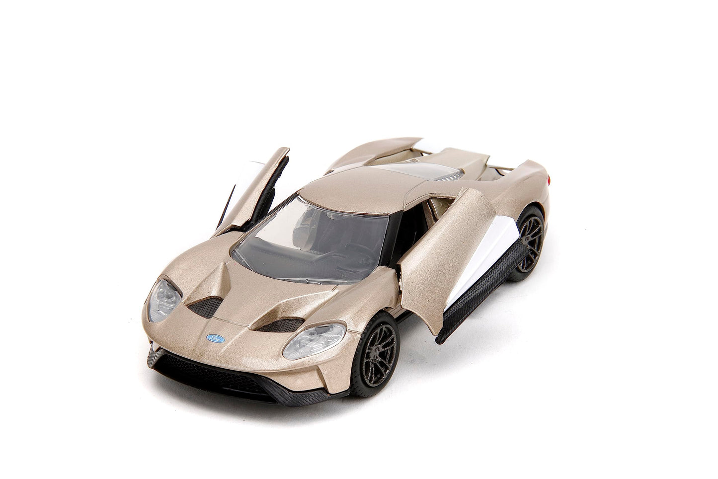 Jada Pink Slips 1:32 W1 2017 Ford GT Die-Cast Car, Toys for Kids and Adults(Metallic Gold)