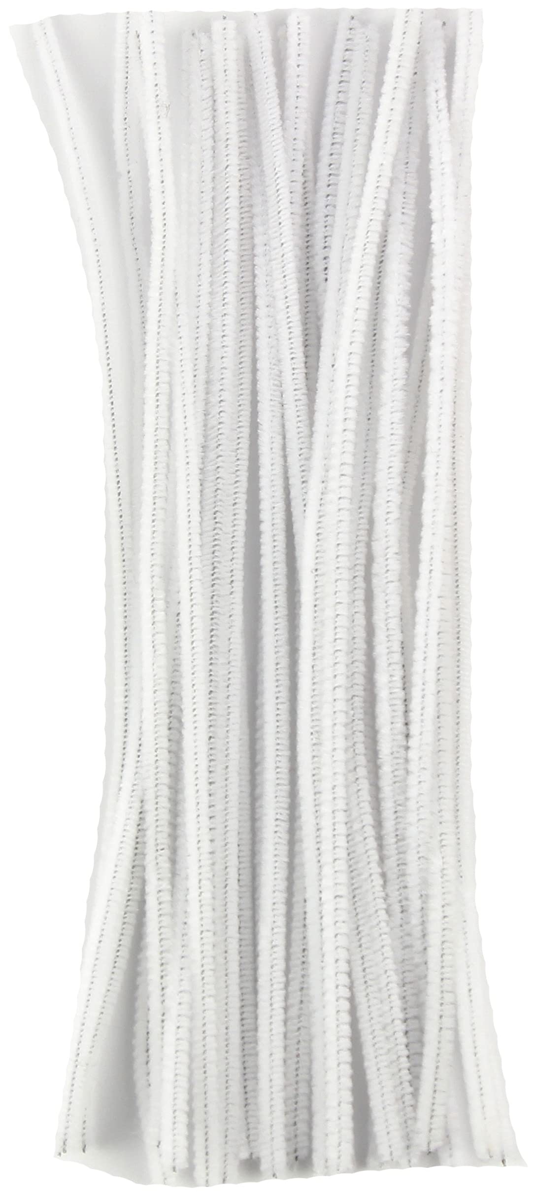 Touch of Nature Chenille Stems 6mmx12" 25/Pkg - White