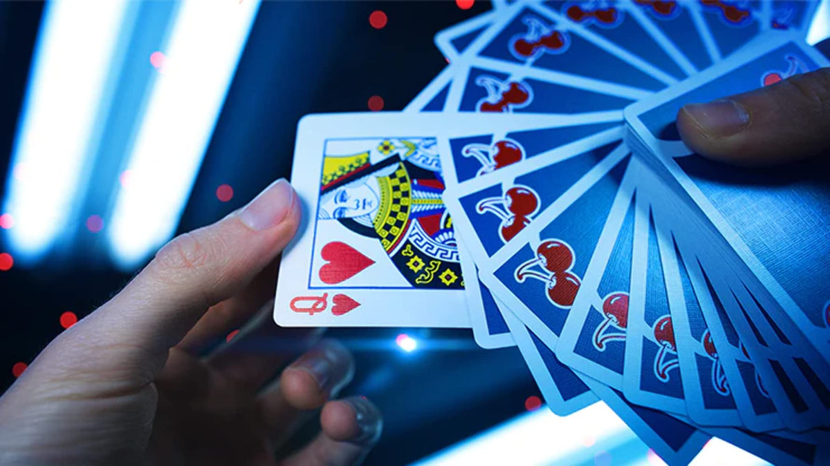 MTS Cherry Playing Cards Tahoe Blue by Pure Imagination