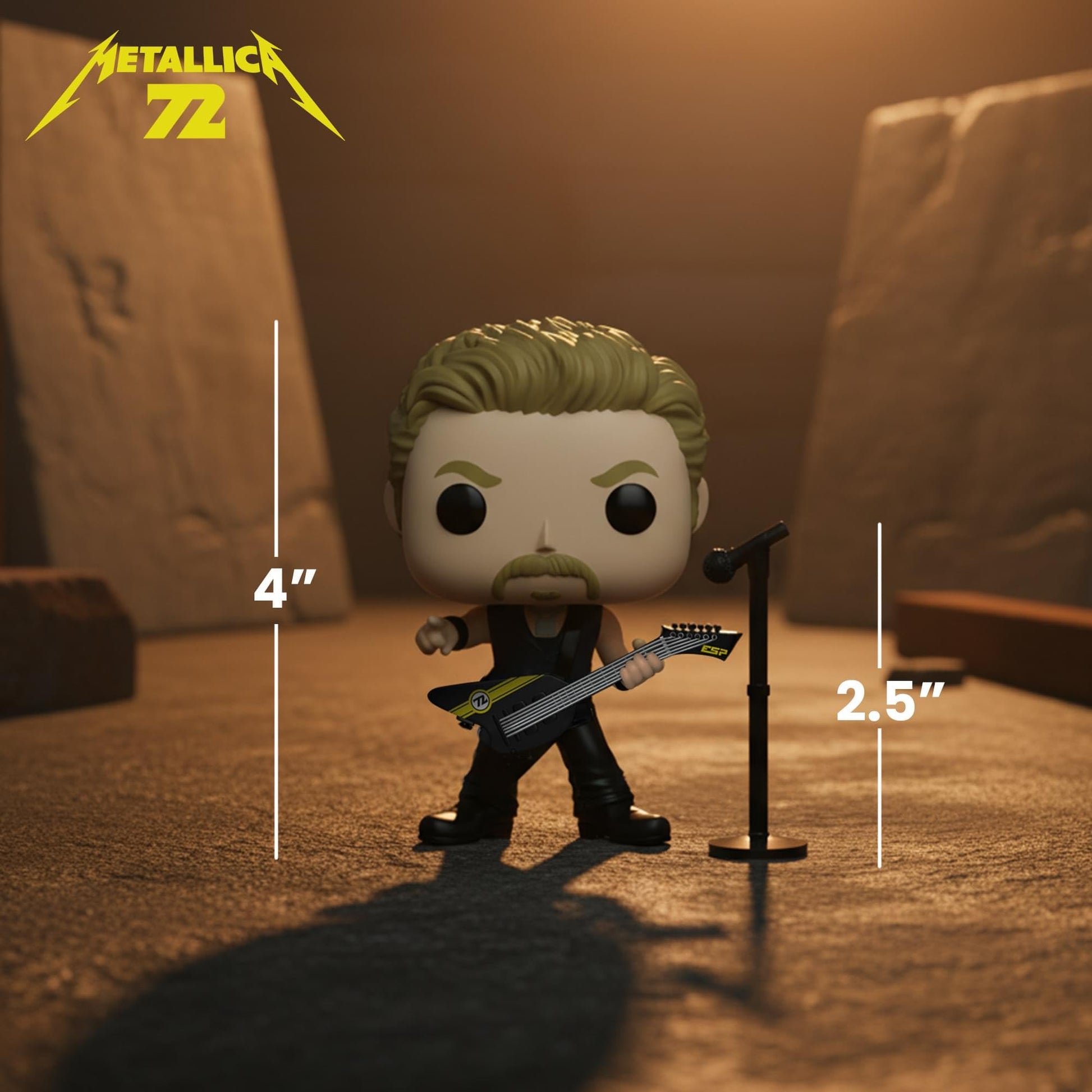 Funko Pop! Rocks: Metallica - James - 72 Seasons - Collectable Vinyl Figure - Gift Idea - Official Merchandise - Toys for Kids & Adults - Music Fans