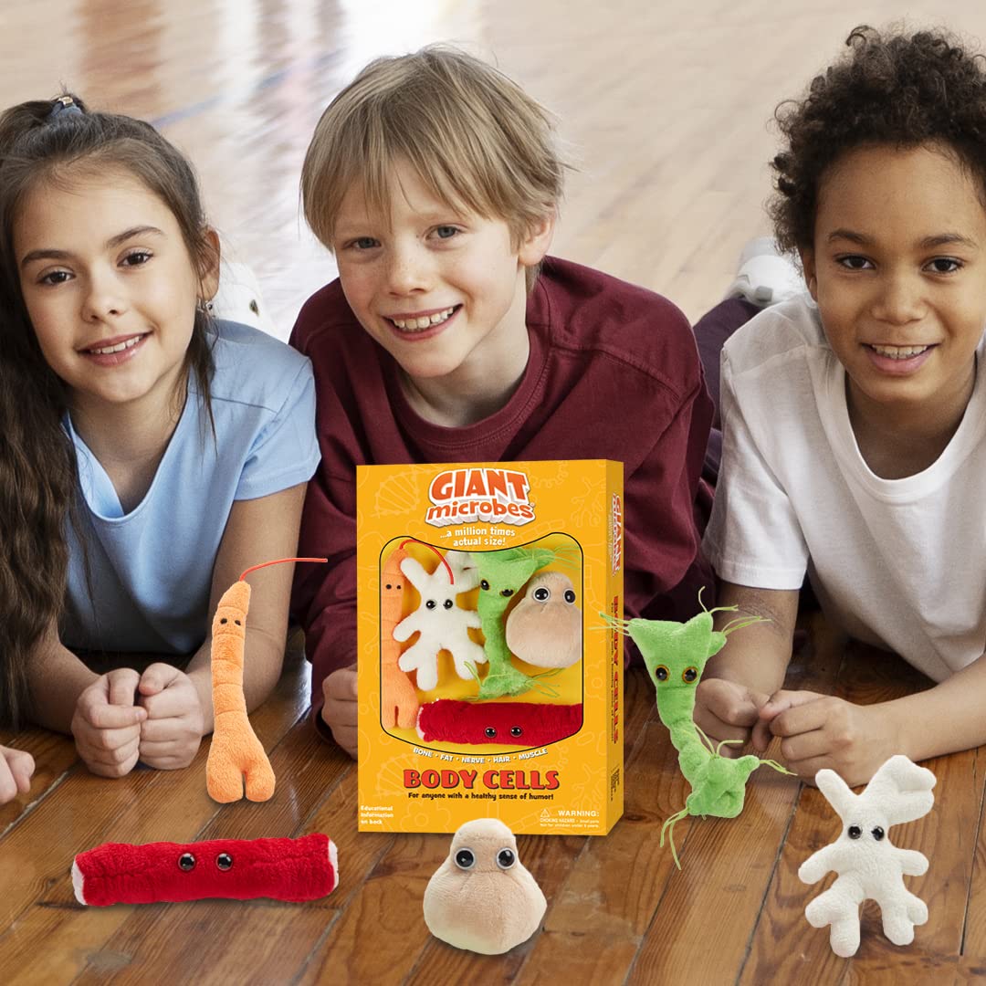 GIANT MICROBES Body Cells Themed Gift Box, Biology Gifts, Science Teacher Gifts, Cell Biology, Cell Plush, Bag Charms