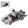 Latephiy Future Delorean Building Kit, BTTF Time Machine Car Building Set, Classic 80s Movie Collectibles, Great Gifts and Toys for Fans (212 Pieces)