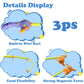 3 Pcs Magnetic Fishing Pole for Kids - Baby and Toddler Bath Toy for Bath, Pool (No Fishes Included)