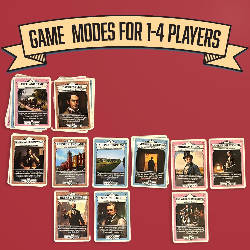 Church History Cards Latter-Day Saints Volume III: Missouri | Standalone Game | 90 Cards | Over 300 New Trivia Questions | Cards for Collecting