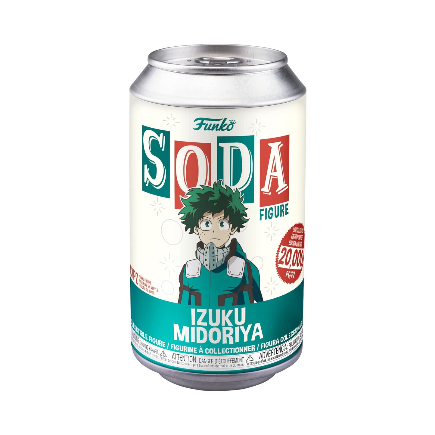 Funko My Hero Academia Vinyl Soda Izuku Midoriya Limited Edition of 20,000! Vinyl Figure [1 RANDOM Figure! Look For The Rare Chase!]
