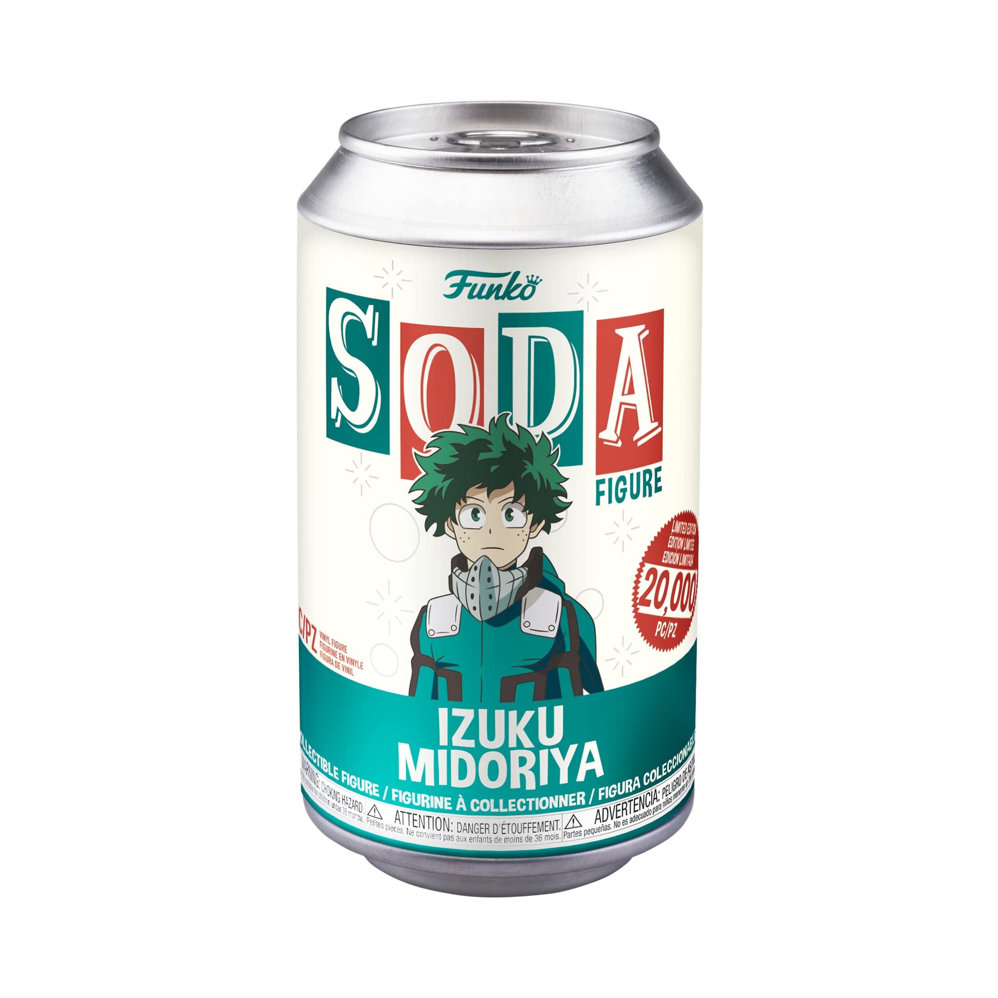 Funko My Hero Academia Vinyl Soda Izuku Midoriya Limited Edition of 20,000! Vinyl Figure [1 RANDOM Figure! Look For The Rare Chase!]