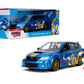 Jada Sonic The Hedgehog 1:24 2012 Subaru Impreza WRX STI Die-cast Car & Sonic Figure, Toys for Kids and Adults