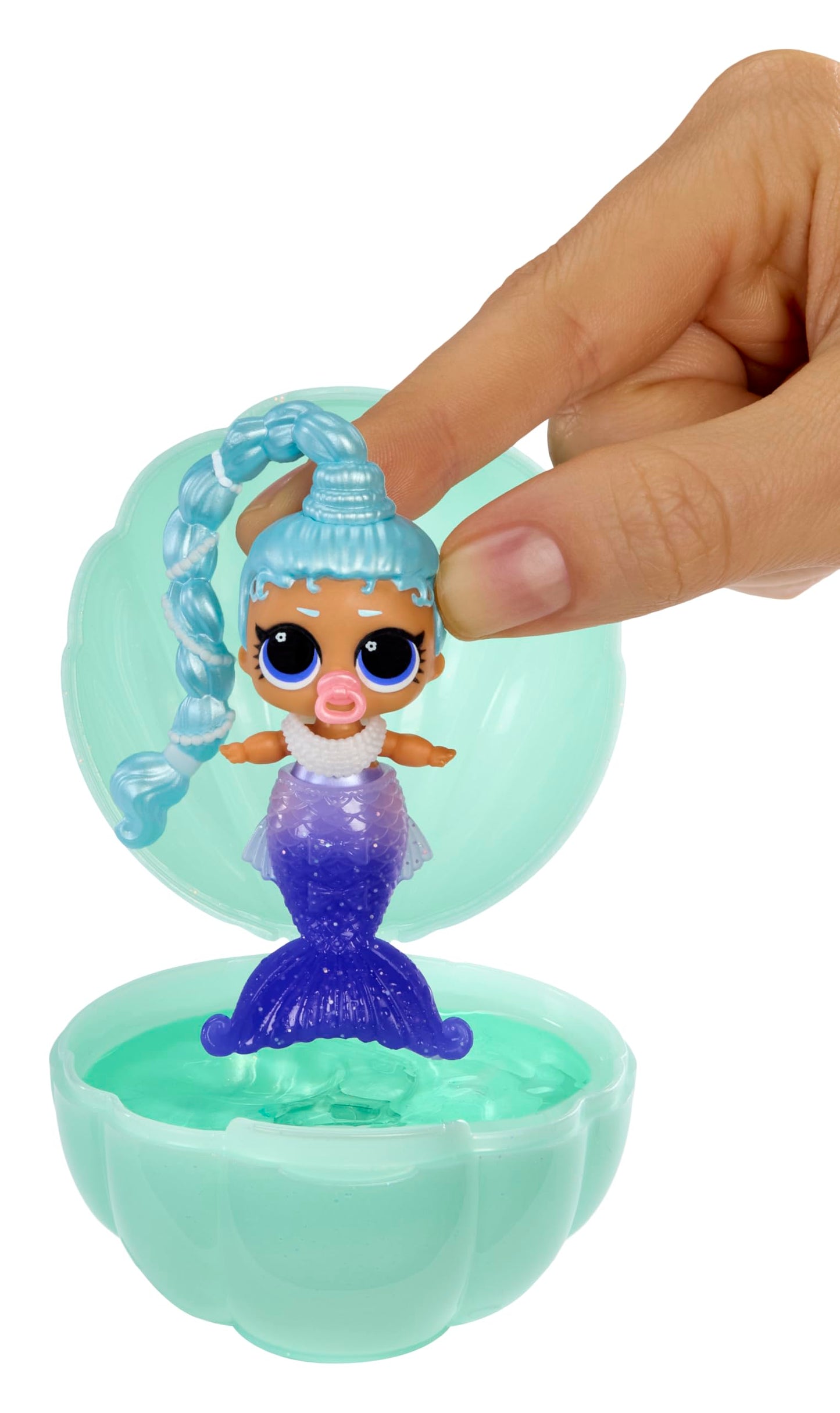 LOL Surprise Mermaids Makeover Magic Baby Sisters with Color-Changing Mermaid Tails and Shell-Inspired Display Ball, Collectible Dolls, Kids Ages 4+