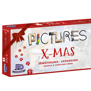 Rio Grande Games Pictures Christmas Expansion Pack, Holiday Party Game for Families, Board Game Expansion Ages 8+