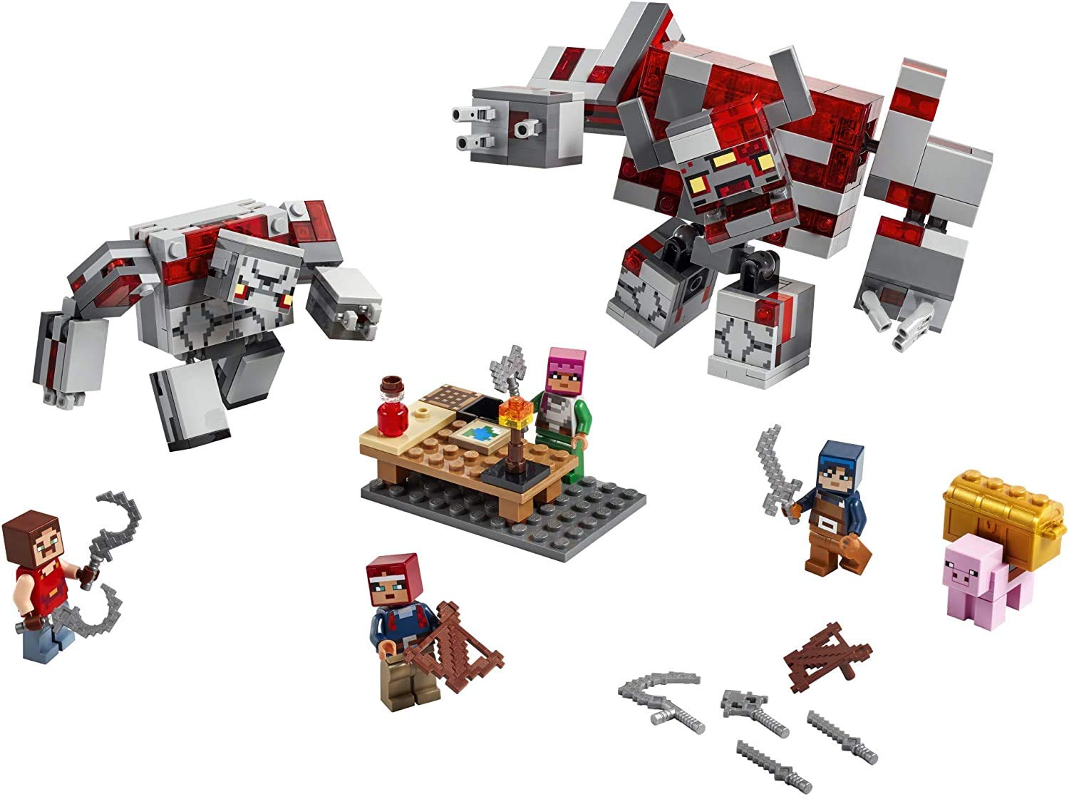 Lego Minecraft The Redstone Battle 21163 Cool Minecraft Set for Kids Aged 8 and Up, Great Birthday Gift for Minecraft Players and Fans of Monsters,