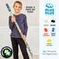 Plus-Plus: Super Tube - Glow-In-The Dark Mix -500 Pieces- Construction Building STEM Toy, Interlocking Mini Puzzle Blocks, Open Play Set, Kids Ages 5+