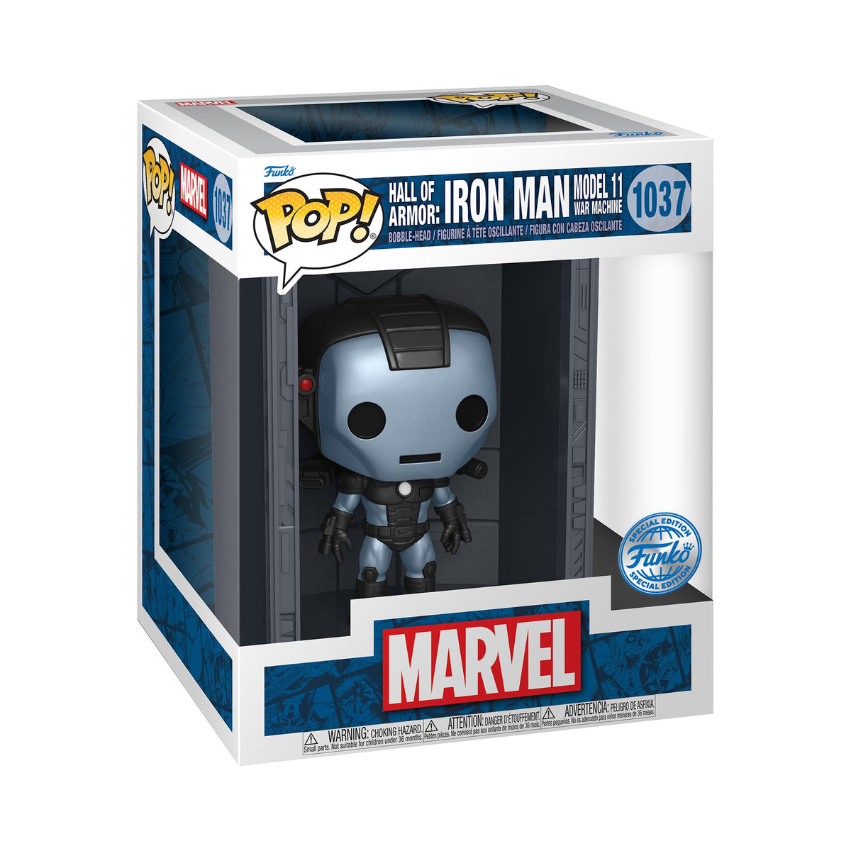 Funko Pop! Marvel: Hall of Armor Mk11 War Machine Deluxe Vinyl Figure