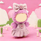 Lukxi Clothes for Lububu(NO Doll), Bowknot & Dress Set with Heart Badge, Cute Clothes for Dress up Unique Style, Stylish Clothes for Doll, Gifts
