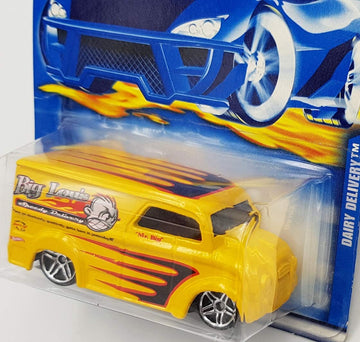 Hot Wheels Big Lou's Speedy Delivery #199 - Dairy Delivery Van - Car - Toy Car - Children's Toy - For Boys