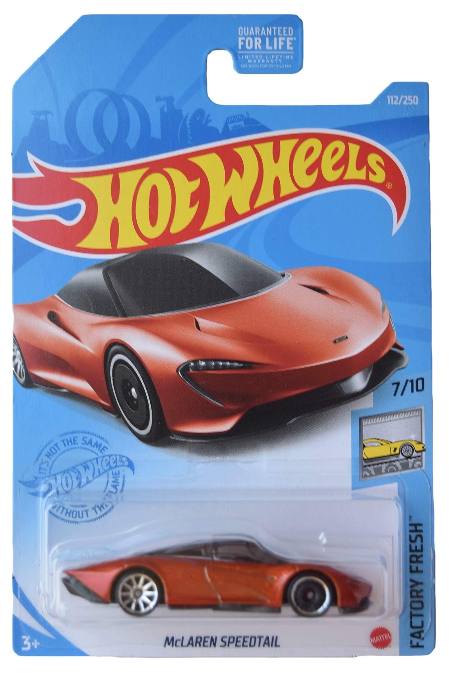 Hot Wheels Mclaren Speedtail, [Burnt Orange] 112/250 Factory Fresh 7/10