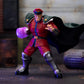 Jada Toys - Street Fighter II M. Bison Action Figure Wave 2 - 1:12 Scale, 6" Tall, Interchangeable Heads, Hands, Purple Fire Accessory